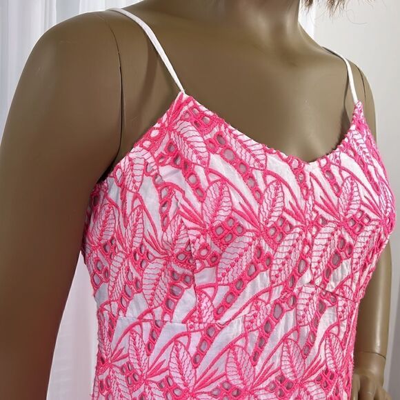 Crown & Ivy Neon Pink Sundress Size 12 NWT - Picture 2 of 10